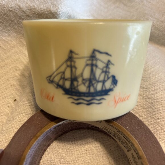 Vintage Old Spice Shaving Mug/Cup. Ship Grand Turk Salem. 1786 Shulton. (1157) - Picture 1 of 3